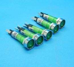 NB181PGF (5PCS)　緑・8Φ小型表示灯　マルヤス　未使用品