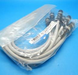XS2H-D421-A80-A (10個入)　丸型防水コネクタ付ケーブル　オムロン　未使用品