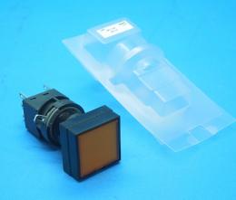 HA4L-M1C14A　橙・16Φ照光正角型押ボタンスイッチ　IDEC　未使用品