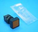 HA4L-M1C14A　橙・16Φ照光正角型押ボタンスイッチ　IDEC　未使用品