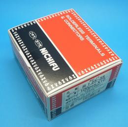 R1.25-3S(100個×10箱入)　銅線用裸圧着端子(R形)丸形　ニチフ　未使用品