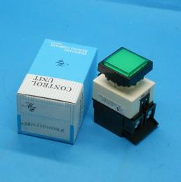 A22ILTSB100GLE　緑・22φ角型表示灯　マルヤス電業　未使用品