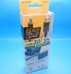 USB3-AB20BK　USB3.0ケーブル(A-B) 2m　エレコム　未使用品