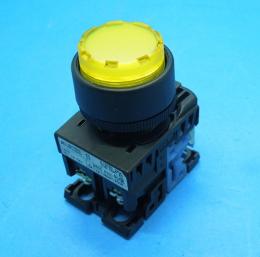 AR22E0L-10E3Y　24Φコマンドスイッチ・黄　富士電機　ランクS中古品
